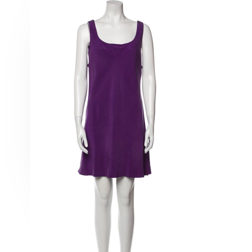 *Lafayette 148* Silk Shift Mini Dress Fits like US Sz 10 tagged Sz 14 XL